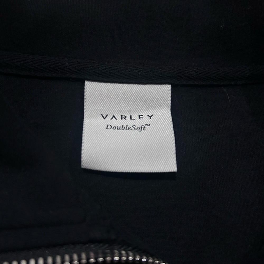 Varley Adair Zip Through Jacket Double Soft Size Large Black - Picture 8 of 13
